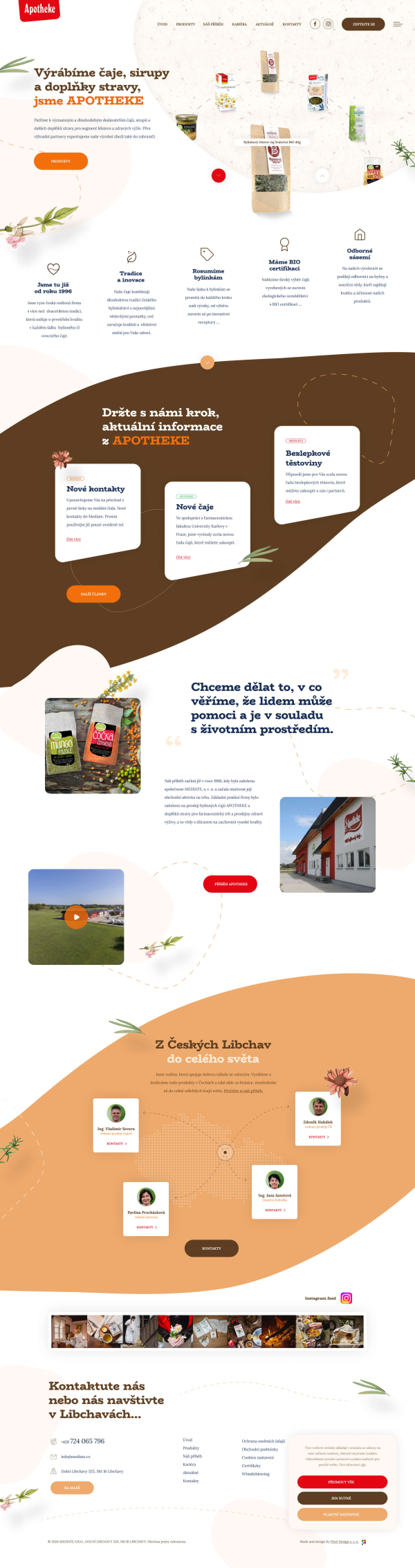 Čaje Apotheke – Bylinné čaje a zdravá výživa