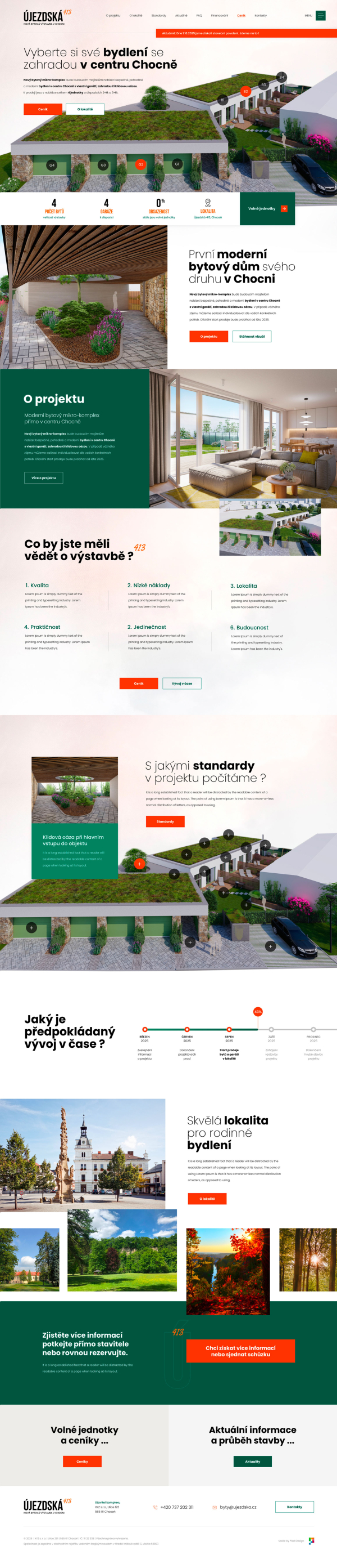 Újezdská 413 – Nové byty v Chocni