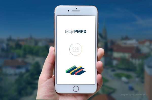 Grafika mobilní aplikace pro město Plzeň