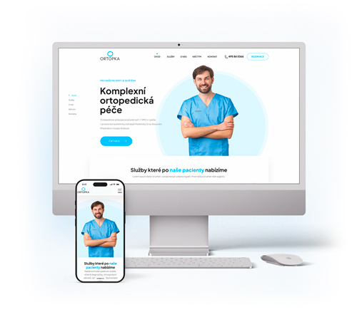 Webové stránky pro lékaře