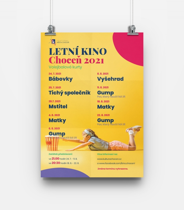 Leták letní kino