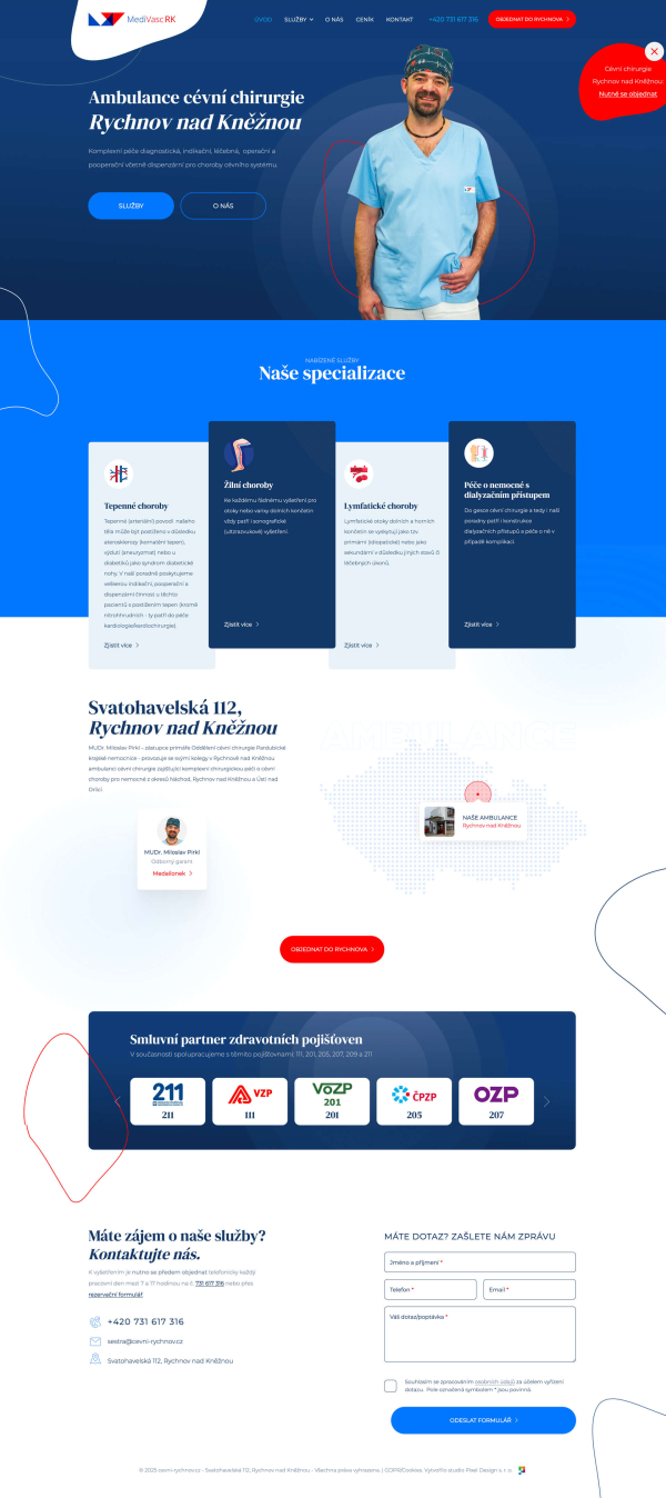 Cévní ambulance Rychnov nad Kněžnou