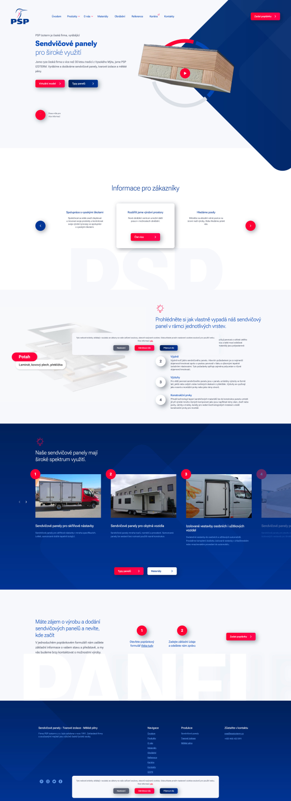 PSP Izoterm – Sendvičové panely a izolace
