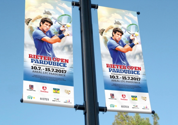 Outdoor bannery RIETER OPEN